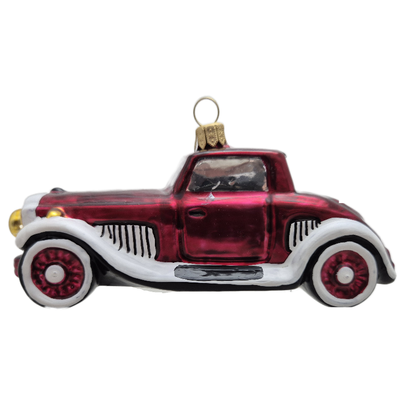 auto retro bombki szklane