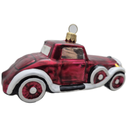 auto retro bombki szklane
