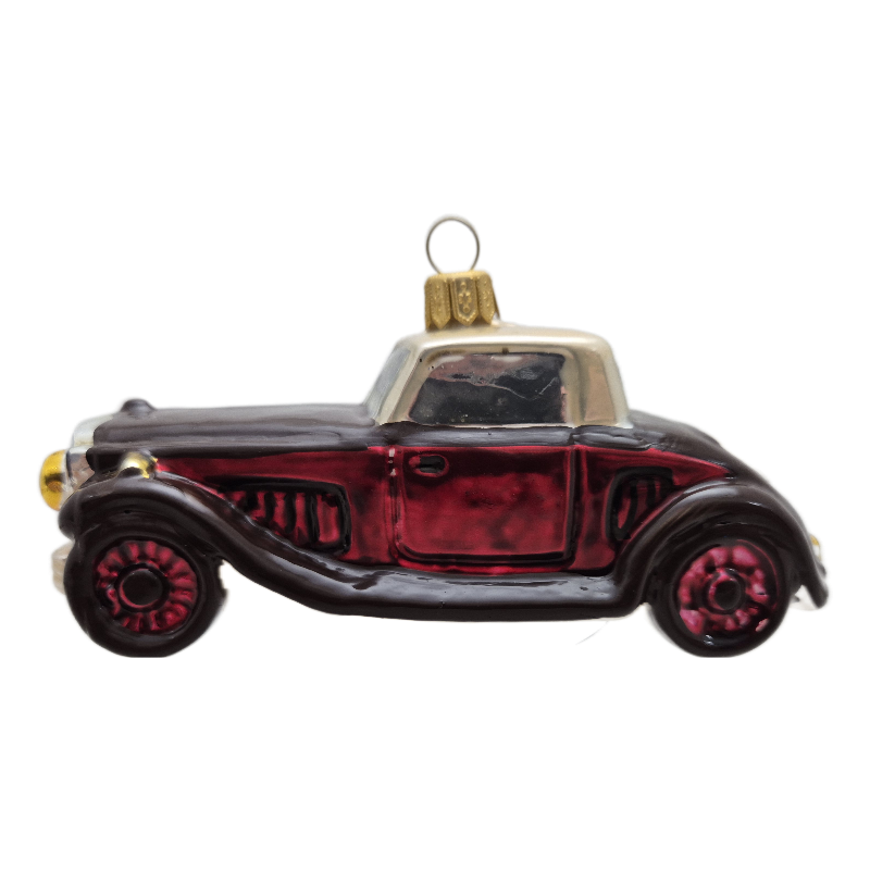 auto retro bombki szklane