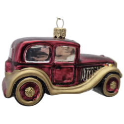 auto retro bombki szklane