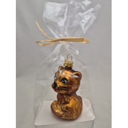 kotek LOTOS-duo BOMBKI Koźmin Wlkp Polskie Szkło hand made ornaments