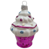 MUFFINKA-DOMEK  bombka szklana