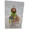 piesek LOTOS-duo BOMBKI Koźmin Wlkp Polskie Szkło hand made ornaments