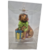 piesek LOTOS-duo BOMBKI Koźmin Wlkp Polskie Szkło hand made ornaments