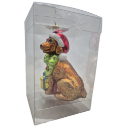 piesek LOTOS-duo BOMBKI Koźmin Wlkp Polskie Szkło hand made ornaments