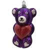 miś LOTOS-duo BOMBKI Koźmin Wlkp Polskie Szkło hand made ornaments