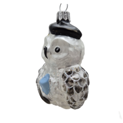 sowa LOTOS-duo BOMBKI Koźmin Wlkp Polskie Szkło hand made ornaments