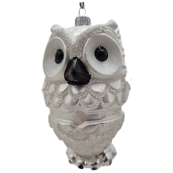 sowa LOTOS-duo BOMBKI Koźmin Wlkp Polskie Szkło hand made ornaments