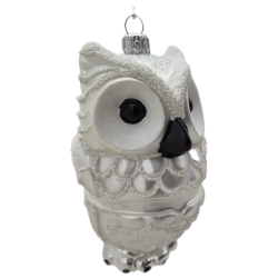 sowa LOTOS-duo BOMBKI Koźmin Wlkp Polskie Szkło hand made ornaments