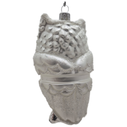 sowa LOTOS-duo BOMBKI Koźmin Wlkp Polskie Szkło hand made ornaments