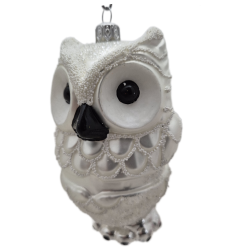 sowa LOTOS-duo BOMBKI Koźmin Wlkp Polskie Szkło hand made ornaments