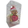piesek LOTOS-duo BOMBKI Koźmin Wlkp Polskie Szkło hand made ornaments