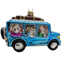 auto retro bombki szklane