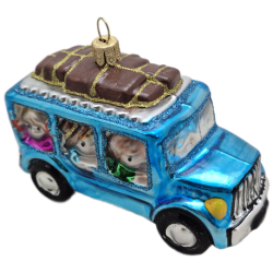 auto retro bombki szklane
