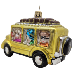 auto retro bombki szklane