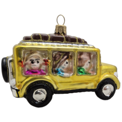 auto retro bombki szklane