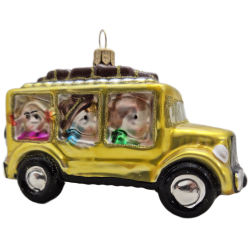 auto retro bombki szklane