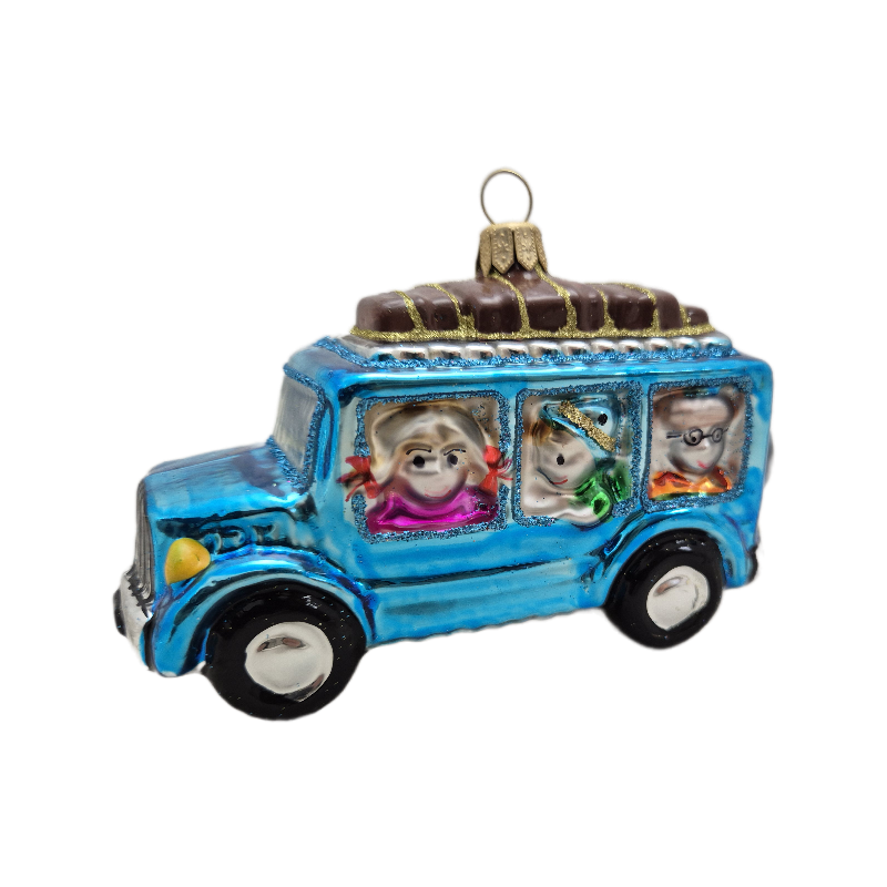 auto retro bombki szklane
