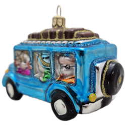 auto retro bombki szklane