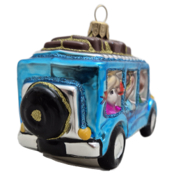auto retro bombki szklane