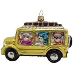 auto retro bombki szklane