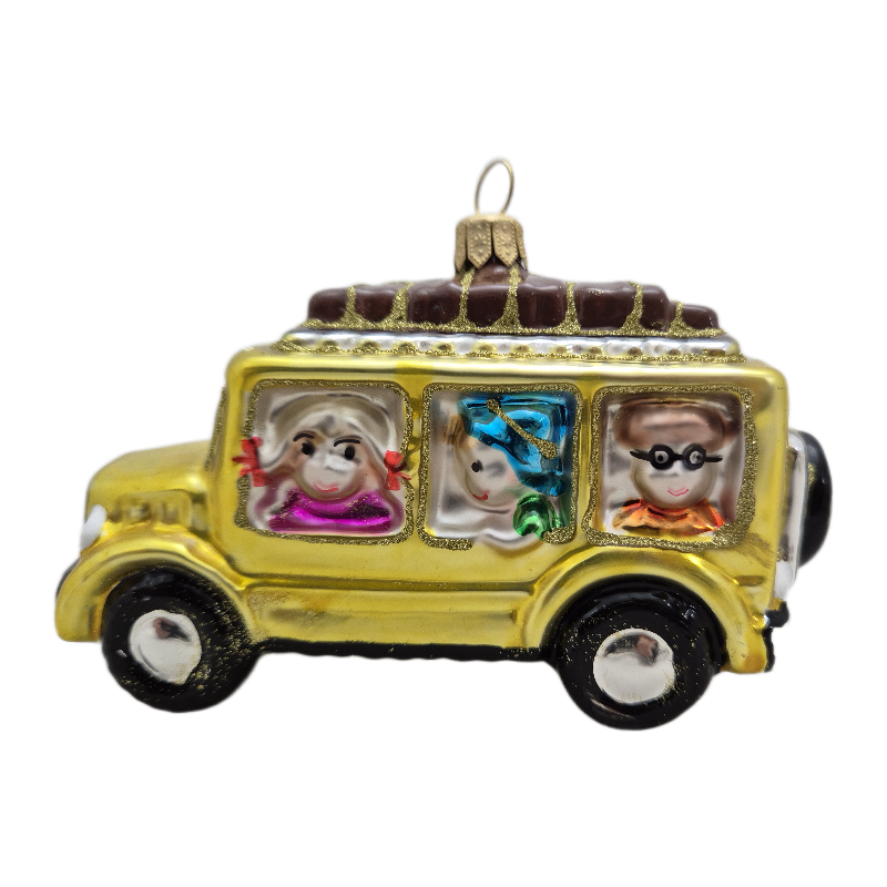 auto retro bombki szklane