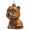 kotek LOTOS-duo BOMBKI Koźmin Wlkp Polskie Szkło hand made ornaments