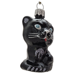 kotek LOTOS-duo BOMBKI Koźmin Wlkp Polskie Szkło hand made ornaments