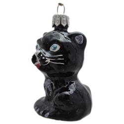 kotek LOTOS-duo BOMBKI Koźmin Wlkp Polskie Szkło hand made ornaments