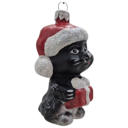 kotek LOTOS-duo BOMBKI Koźmin Wlkp Polskie Szkło hand made ornaments