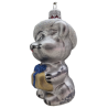 kotek LOTOS-duo BOMBKI Koźmin Wlkp Polskie Szkło hand made ornaments