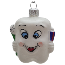 ZĄB  bombka szklana