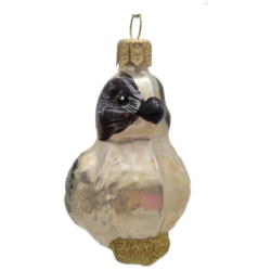 ptaszek LOTOS-duo BOMBKI Koźmin Wlkp Polskie Szkło hand made ornaments