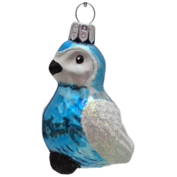ptaszek LOTOS-duo BOMBKI Koźmin Wlkp Polskie Szkło hand made ornaments