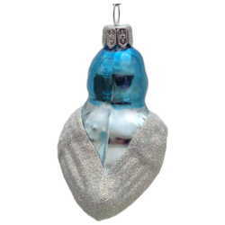 ptaszek LOTOS-duo BOMBKI Koźmin Wlkp Polskie Szkło hand made ornaments