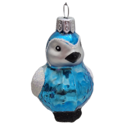 ptaszek LOTOS-duo BOMBKI Koźmin Wlkp Polskie Szkło hand made ornaments
