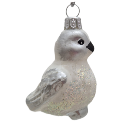 ptaszek LOTOS-duo BOMBKI Koźmin Wlkp Polskie Szkło hand made ornaments