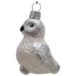 ptaszek LOTOS-duo BOMBKI Koźmin Wlkp Polskie Szkło hand made ornaments