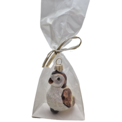 ptaszek LOTOS-duo BOMBKI Koźmin Wlkp Polskie Szkło hand made ornaments