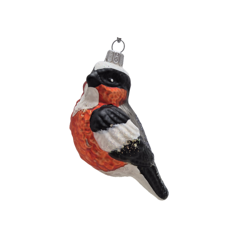 ptaszek LOTOS-duo BOMBKI Koźmin Wlkp Polskie Szkło hand made ornaments