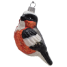 ptaszek LOTOS-duo BOMBKI Koźmin Wlkp Polskie Szkło hand made ornaments