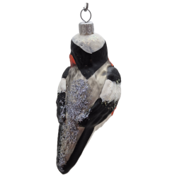 ptaszek LOTOS-duo BOMBKI Koźmin Wlkp Polskie Szkło hand made ornaments