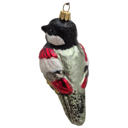 ptaszek LOTOS-duo BOMBKI Koźmin Wlkp Polskie Szkło hand made ornaments