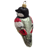 ptaszek LOTOS-duo BOMBKI Koźmin Wlkp Polskie Szkło hand made ornaments