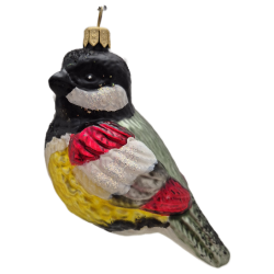 ptaszek LOTOS-duo BOMBKI Koźmin Wlkp Polskie Szkło hand made ornaments