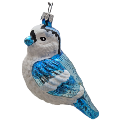 ptaszek LOTOS-duo BOMBKI Koźmin Wlkp Polskie Szkło hand made ornaments