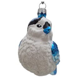 ptaszek LOTOS-duo BOMBKI Koźmin Wlkp Polskie Szkło hand made ornaments