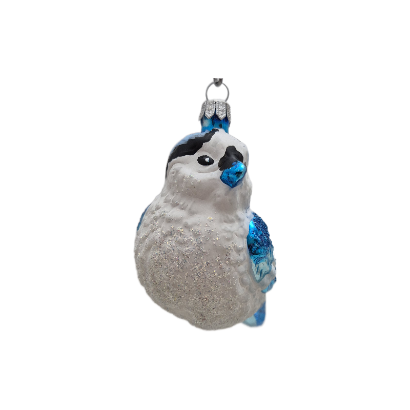 ptaszek LOTOS-duo BOMBKI Koźmin Wlkp Polskie Szkło hand made ornaments