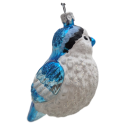 ptaszek LOTOS-duo BOMBKI Koźmin Wlkp Polskie Szkło hand made ornaments