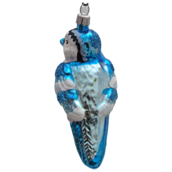ptaszek LOTOS-duo BOMBKI Koźmin Wlkp Polskie Szkło hand made ornaments